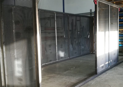 Buitenberging van strekmetaal